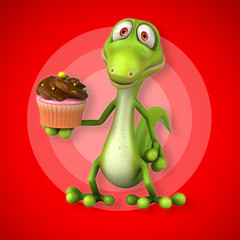 Fototapeta premium Fun lizard