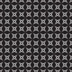 Mosaic geometric seamless pattern. Fashion graphic background design. Modern stylish abstract texture. Monochrome template for prints, textiles, wrapping, wallpaper, website, etc. VECTOR illustration