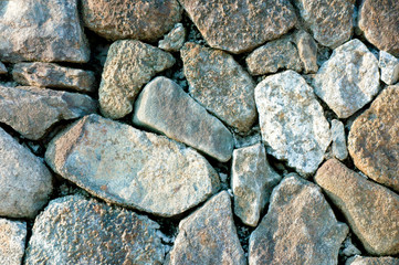 石組み,不ぞろいの石組みブロック