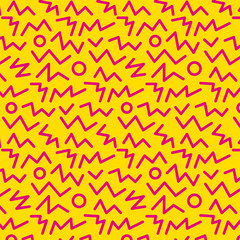 1980 Seamless Pop Pattern