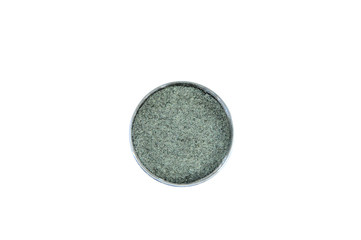 milled powder green shadows in a box