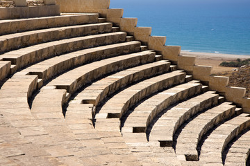 Remains at the ancient city of Kourian near Episkopi Cyprus
