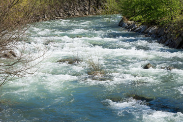 image of flowing water in the river