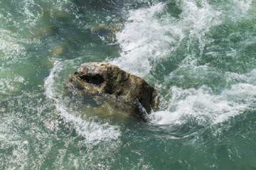 Obraz premium image of flowing water in the river