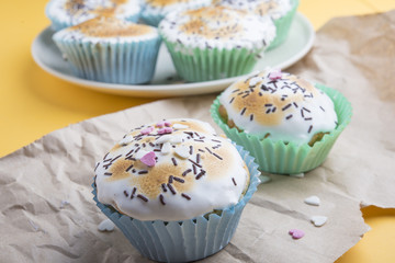 cupcakes with decorations for special day