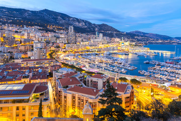 Fototapeta na wymiar Monaco Monte Carlo harbour