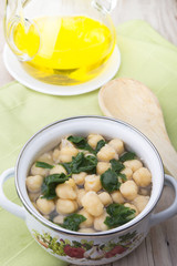 chickpeas with spinach