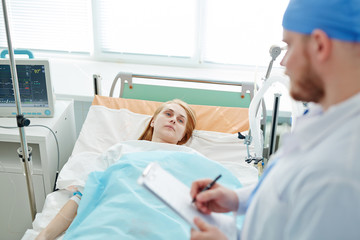 Obraz premium Waiting for diagnosis