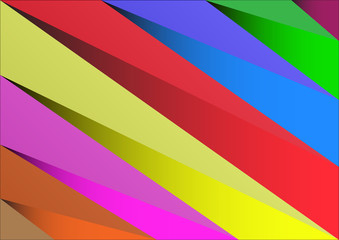 Abstract background triangle vibrant color, vector illustration