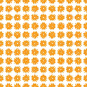 Seamless pattern background orange