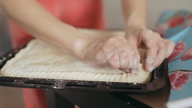 cooking pie potato house
