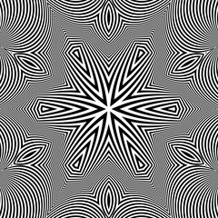 Black and White Background. Abstract Vector Illustration.