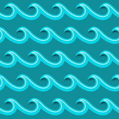 Obraz premium Sea waves background.