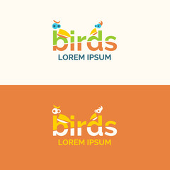 Set Logo birds