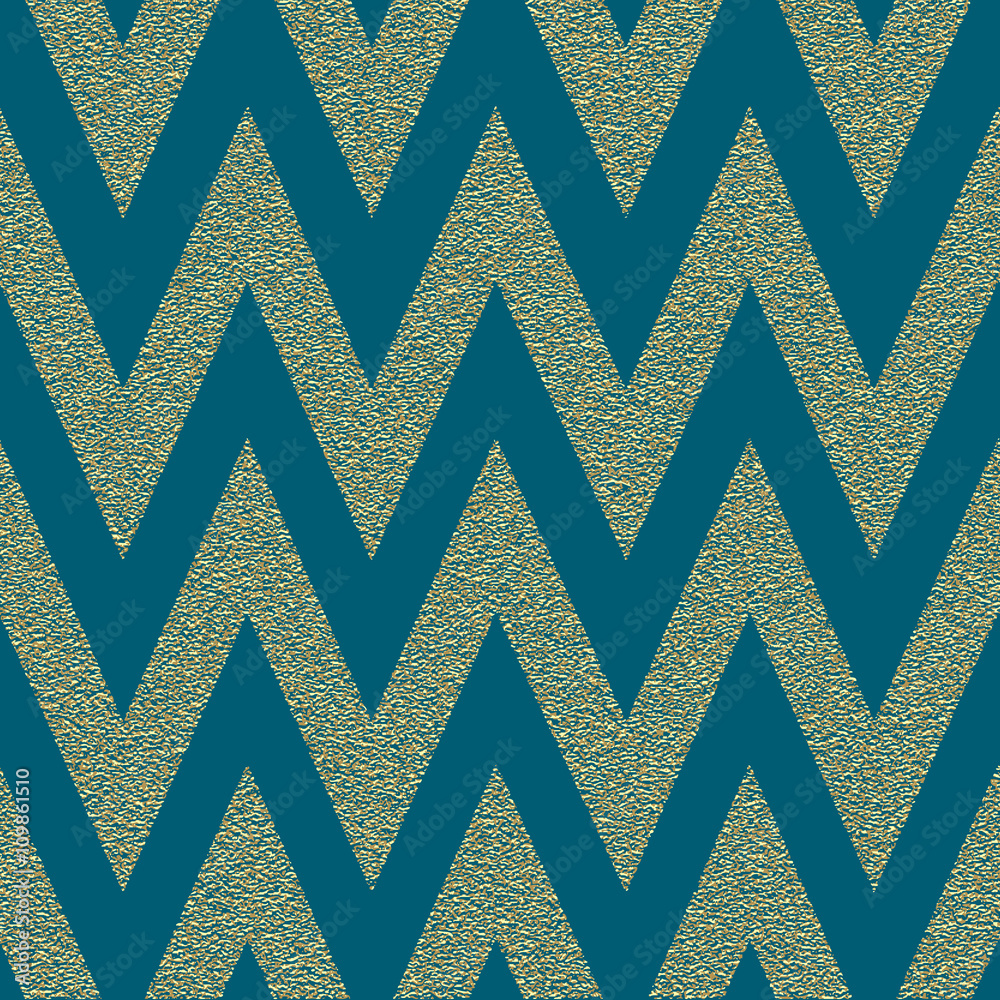 Poster Pattern in zigzag. Classic chevron seamless pattern. Vector design