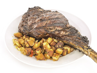 Ribeye Steak and Potatoes