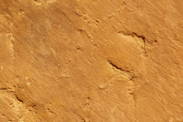 close up of an orange sandstone background