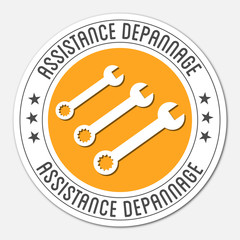 Logo assistance dépannage.