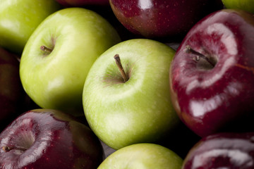 group of mixed apples