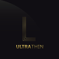 Ultrathin L Letter