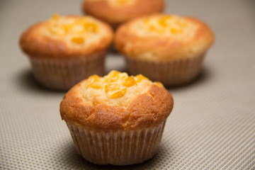  thai tea cake on stand
