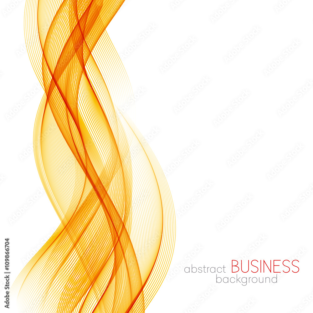 Poster Abstract color wave design element