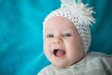 newborn baby smile