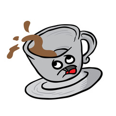 afraid coffee cup spill