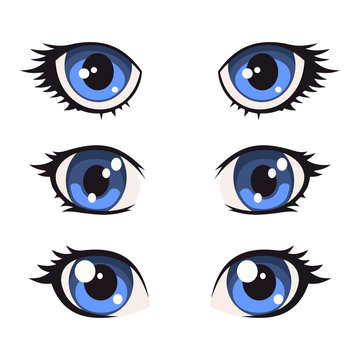 Girl Eyes Cartoon Images – Browse 89,703 Stock Photos, Vectors, and Video |  Adobe Stock