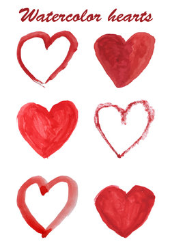 Red hearts.