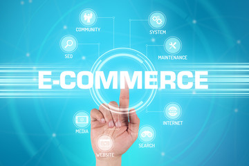 E-COMMERCE TECHNOLOGY COMMUNICATION TOUCHSCREEN FUTURISTIC CONCE