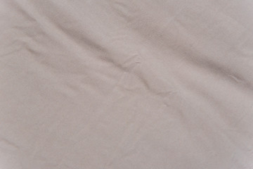 Fototapeta na wymiar Wrinkled bedsheet