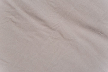 Wrinkled bedsheet