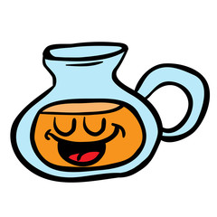 happy lemonade jug