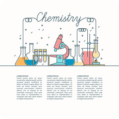 Vector poster for Chemistry.