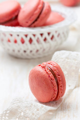 several pink macaroon  (light)