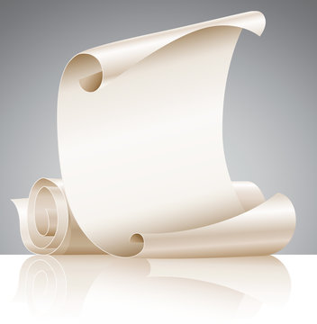 Ancient scroll vector