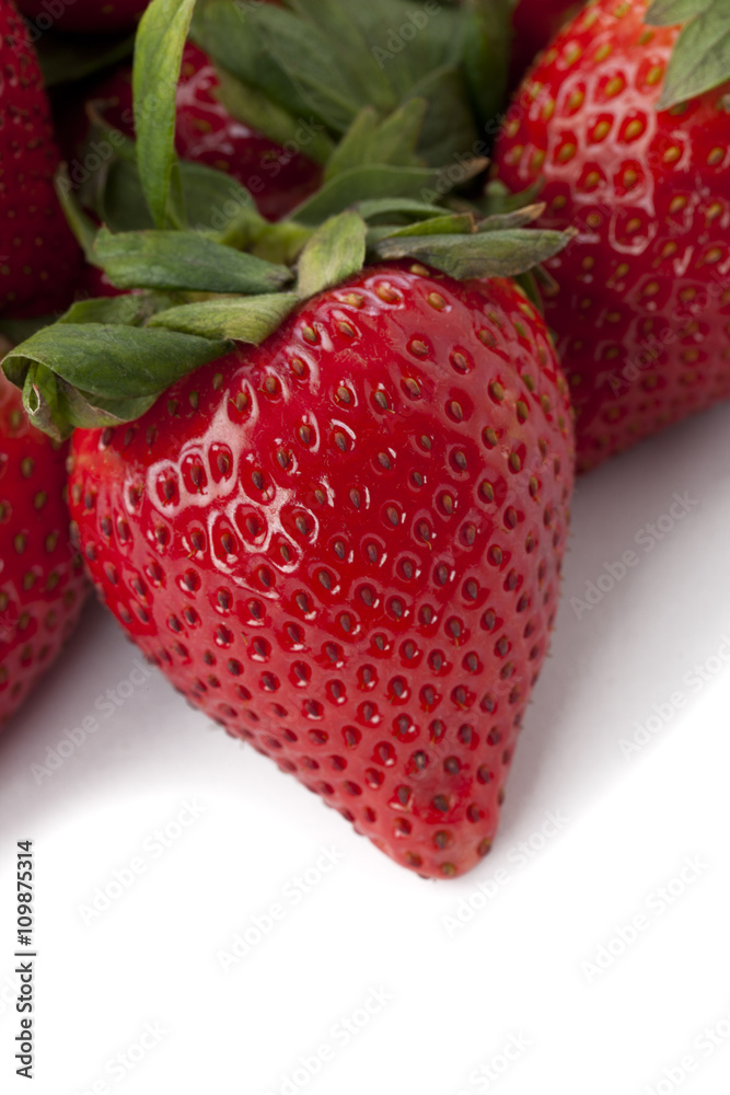 Wall mural red strawberries