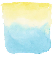 Hand painted watercolor backgrounds. Watercolor washes. Blue and