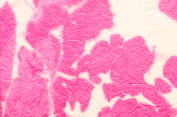 pink painted crepe paper background