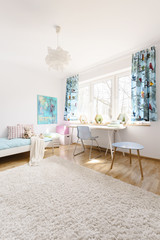 Feeling light and optimistic in this peaceful interior