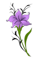 Decorative lily flower