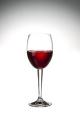 closeup of a red wine.