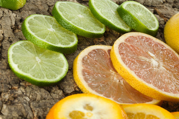 slices of citric fruit