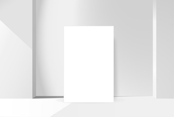 Vector trendy blank poster