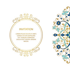 Vector decorative frame.