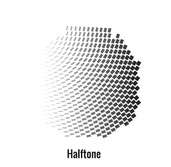 Abstract  circle halftone