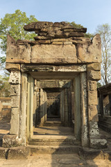 Fototapeta premium Details of Ta Keo Angkor temple, UNESCO site in Cambodia