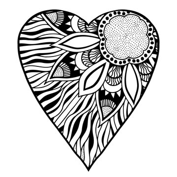 heart shaped pattern