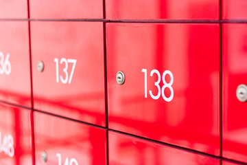 red locker